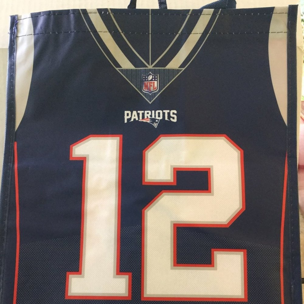 Tom Brady #12 NFL Tote Bag